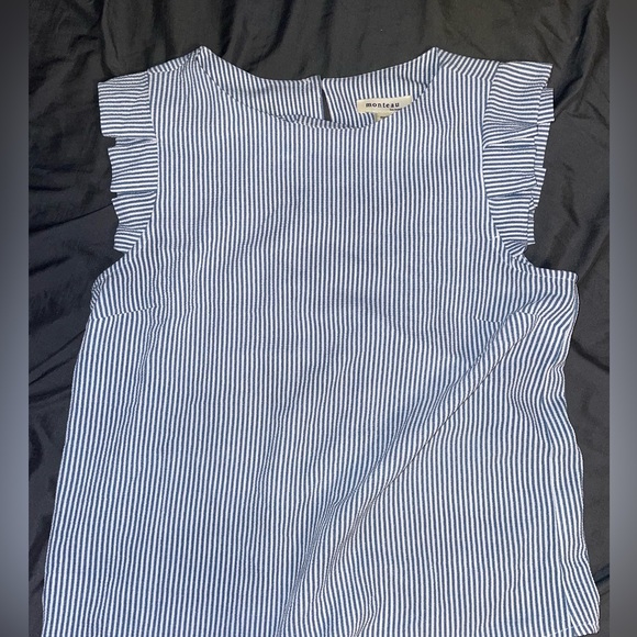 Monteau Los Angeles Blouse 💙 - Picture 1 of 2